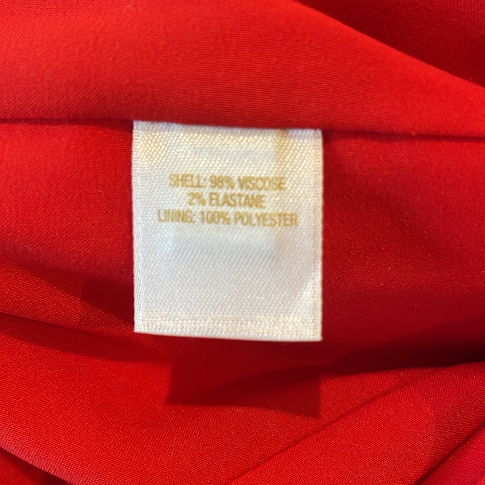 Kate Spade Embellished Colorfully Orange Top - Size 8 - Picture 8 of 8
